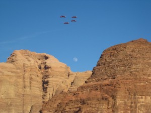 Airplanes and full moon