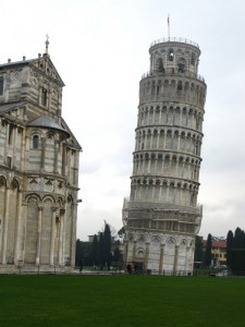 The Leaning Tower - yep, it's not just an optical illusion