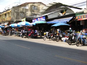 Part of the huge "wet market" near our hotel